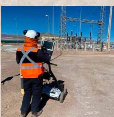 Georradar GPR en faena
